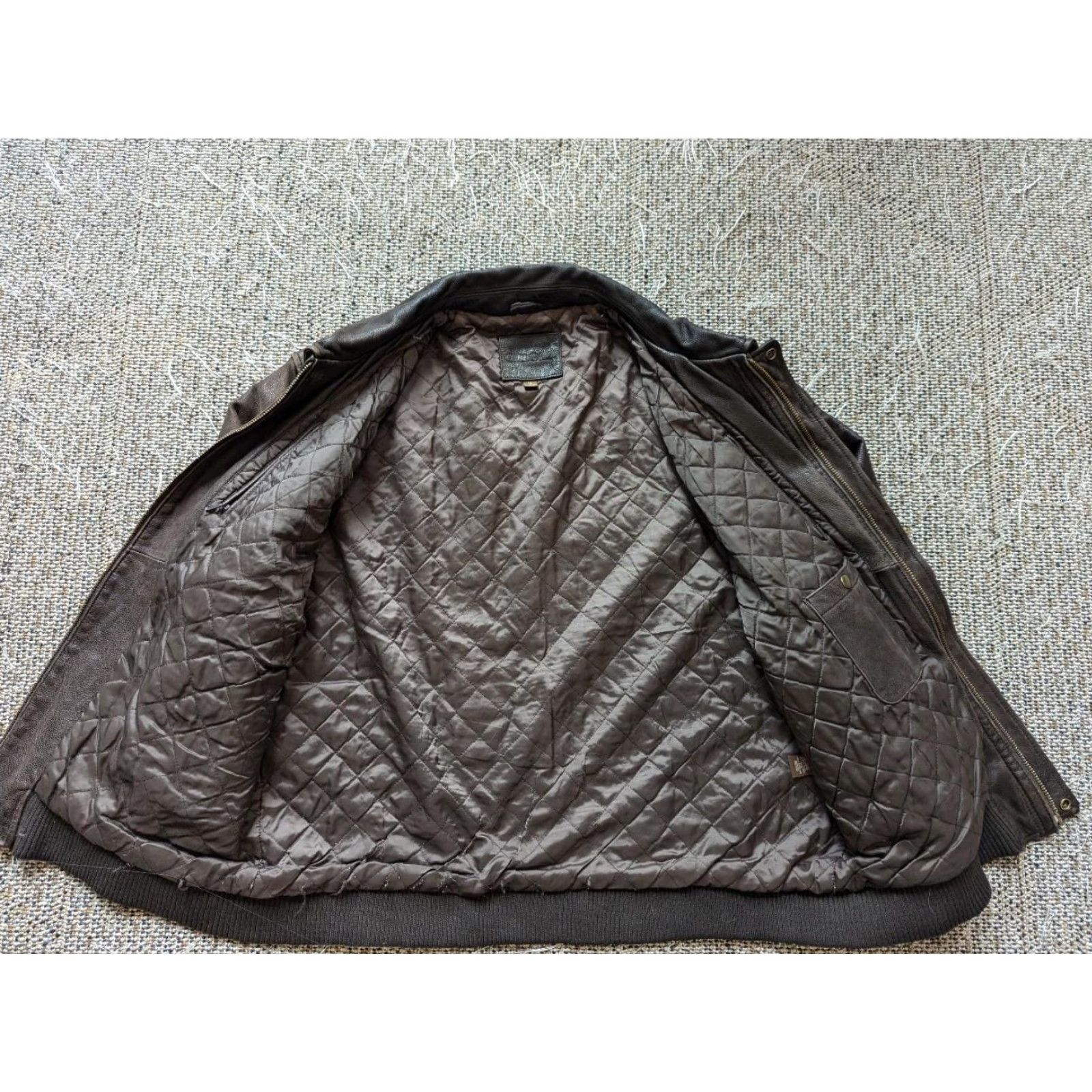 Cherokee VINTAGE motorcycle jacket MEN XL Leather PATINA brown 1990s Y2K Patina Motorcycle Jacket Mens XL Brown Leather 1990s Vintage Size US XL / EU 56 / 4 - 6 Thumbnail