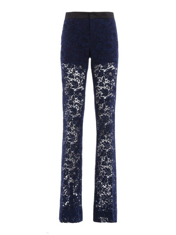 Gucci o1y0925 Sweatpant in Midnight Blue Size 26" / US 2 / IT 38 - 1 Thumbnail