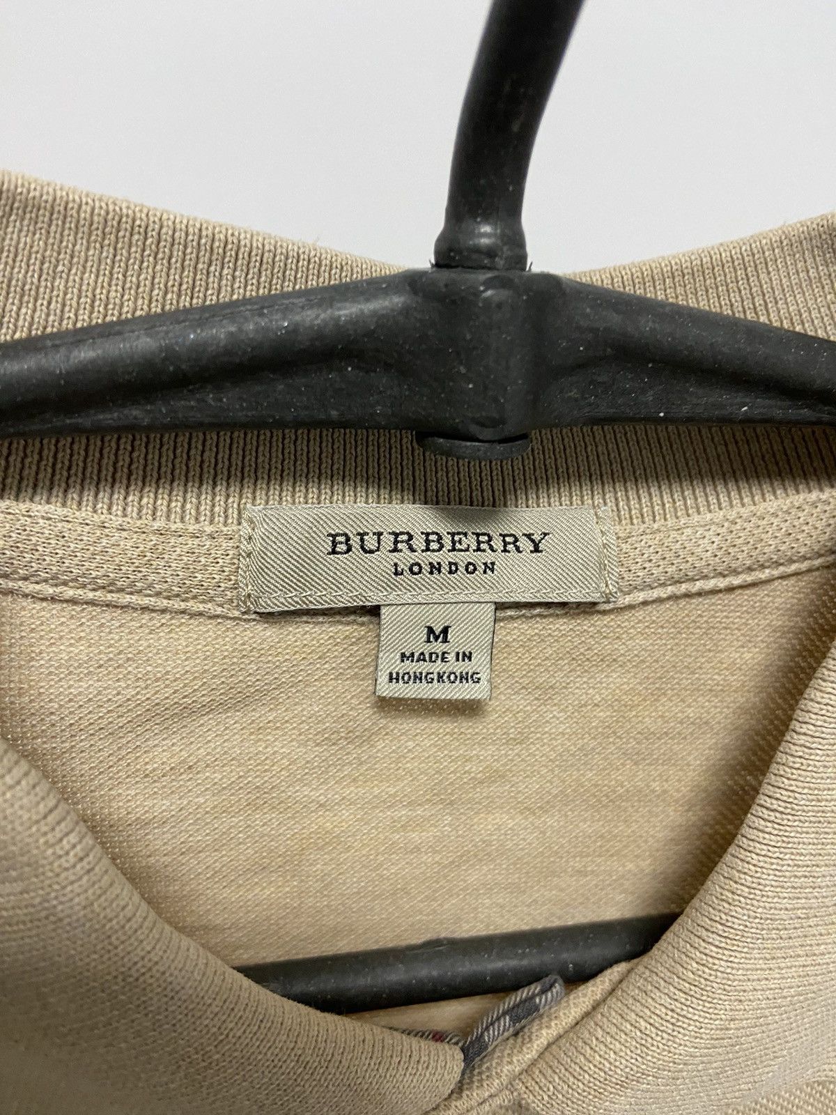 Burberry × Vintage Burberry polo Longsleeve small Logo Vintage 90s Size US M / EU 48-50 / 2 - 5 Thumbnail