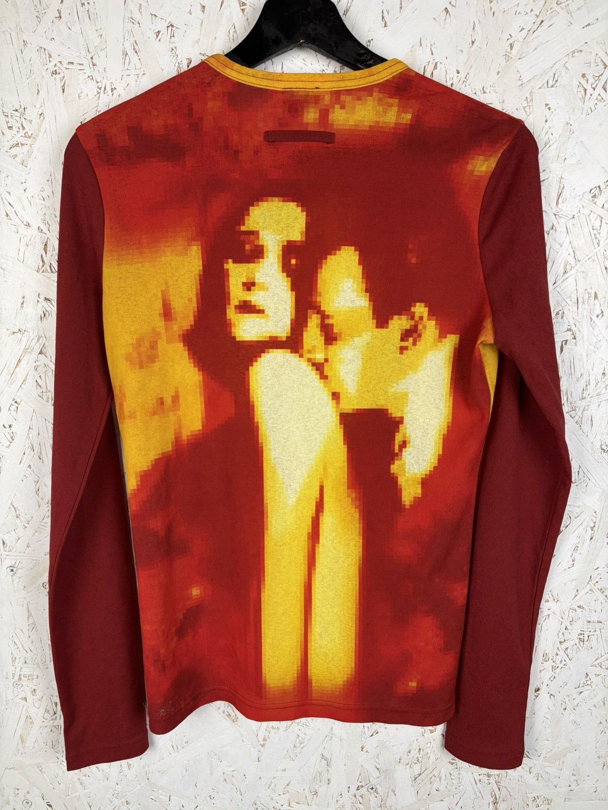 Jean Paul Gaultier Jean Paul Gaultier AW00 Kiss Pixelated Mesh Long Sleeve 48 Size US M / EU 48-50 / 2 - 6 Thumbnail