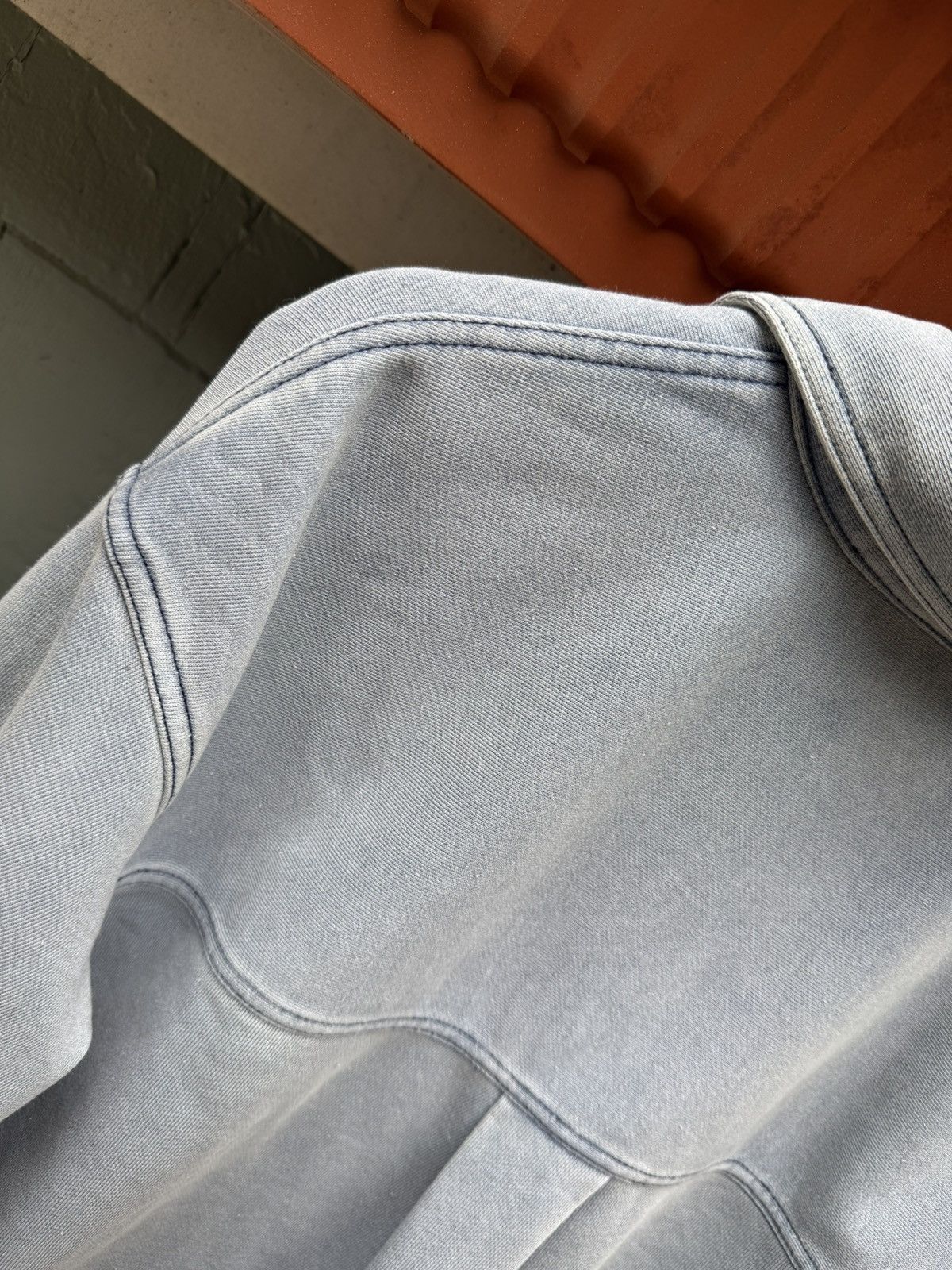 Other Japanese Sample Button Up Reverse Weave Silver Buttons New Size US M / EU 48-50 / 2 - 5 Thumbnail