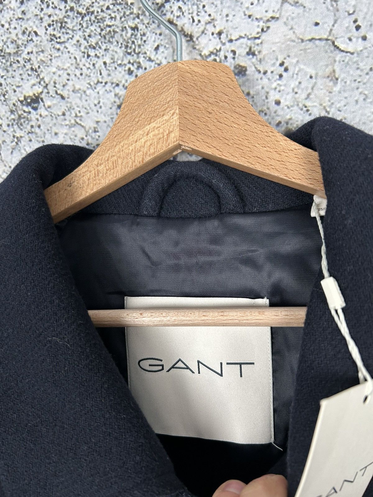 Gant Gant Navy Wool Varsity Jacket New Streetwear Rap USA Boxy Size US L / EU 52-54 / 3 - 7 Thumbnail