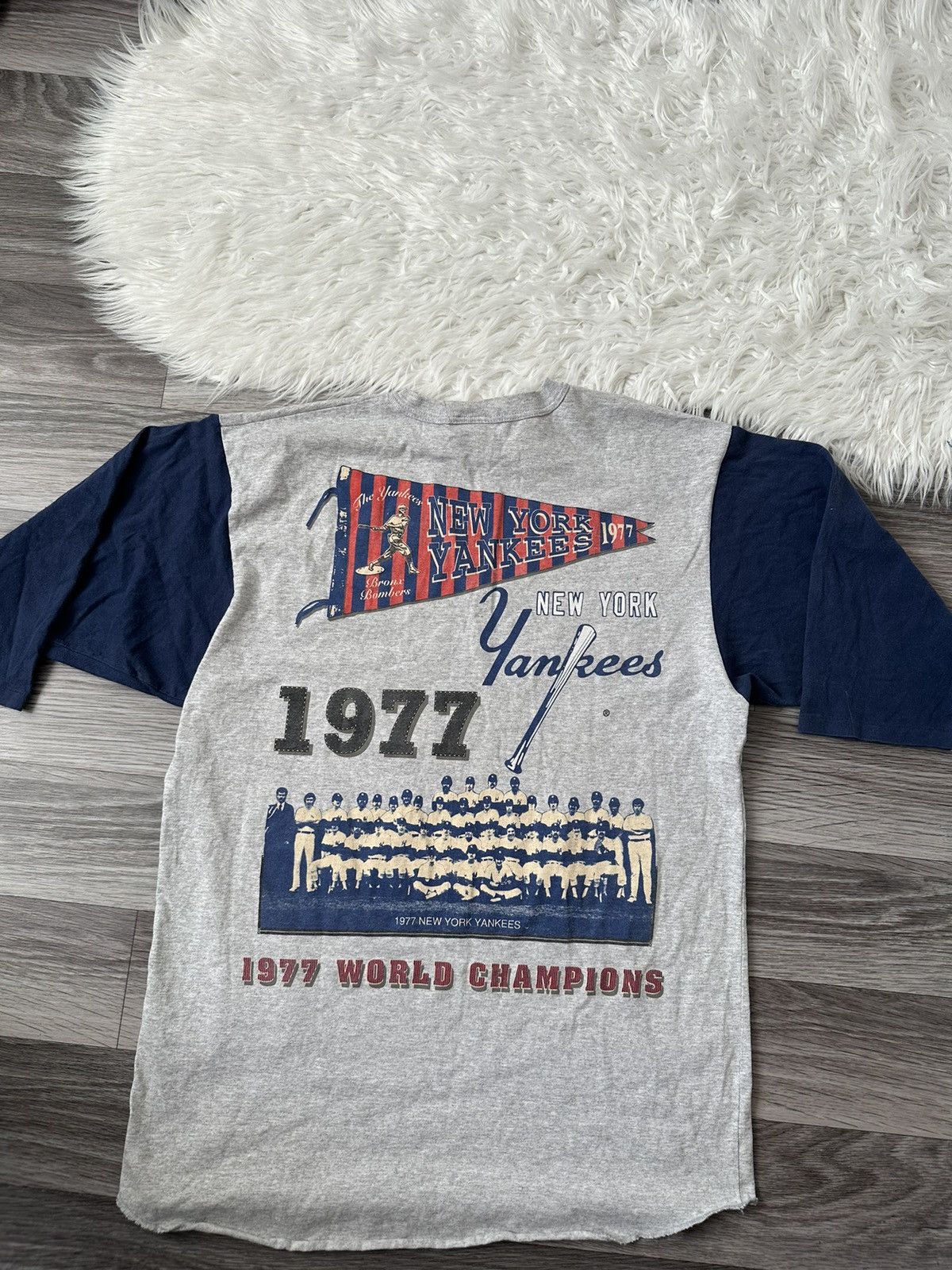 New York Yankees New York Yankees Grey 1994 MLB vintage rare Longsleeve Size US XL / EU 56 / 4 - 2 Thumbnail