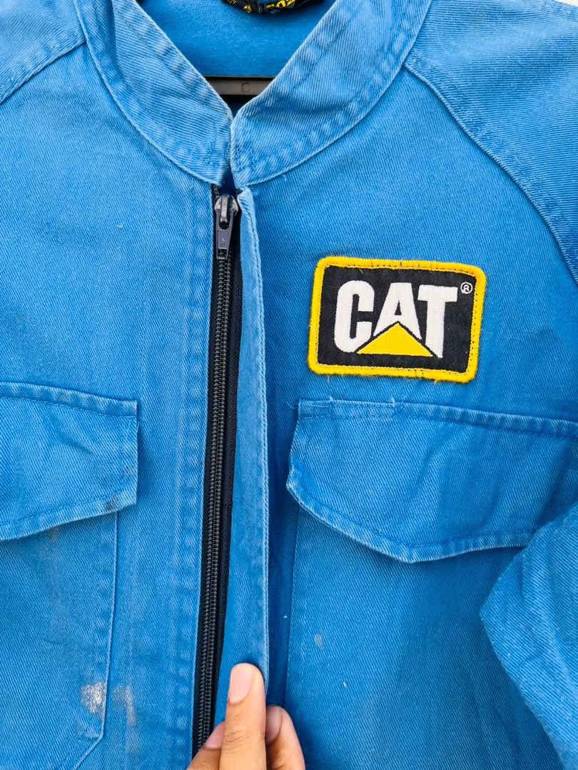 Japanese Brand Vintage Caterpillar Overall Japanese Designer Fashion Style Size US 33 - 5 Thumbnail