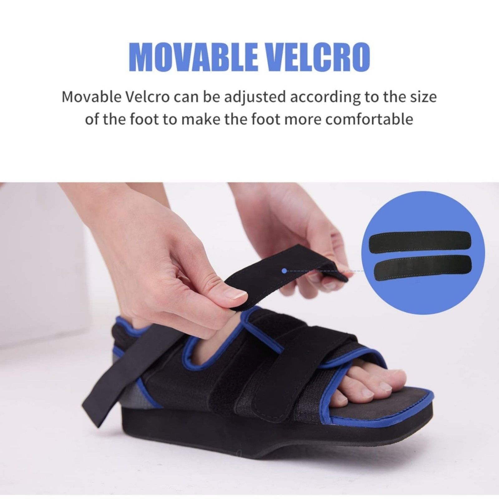 Other Post-Operative Shoes For Broken Toes - Black - Medium Size ONE SIZE - 12 Thumbnail