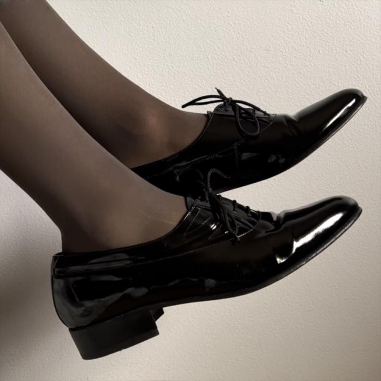 Designer × Ferrari Conti Ferrari Patent Leather Shoes Size US 7 / IT 37 - 2 Thumbnail