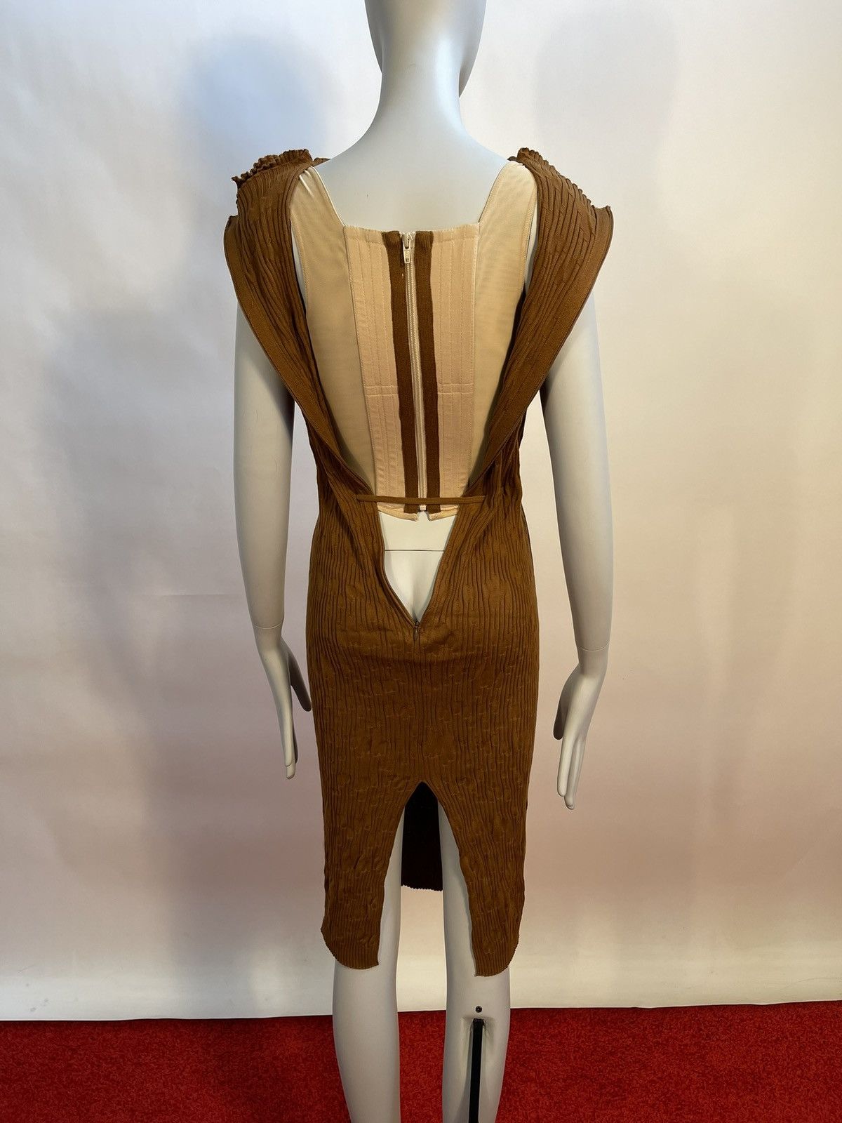 Vivienne Westwood Vivienne Westwood KATE CORSET MIDI DRESS NUTELLA NWT IT 40 Size S / US 4 / IT 40 - 3 Thumbnail