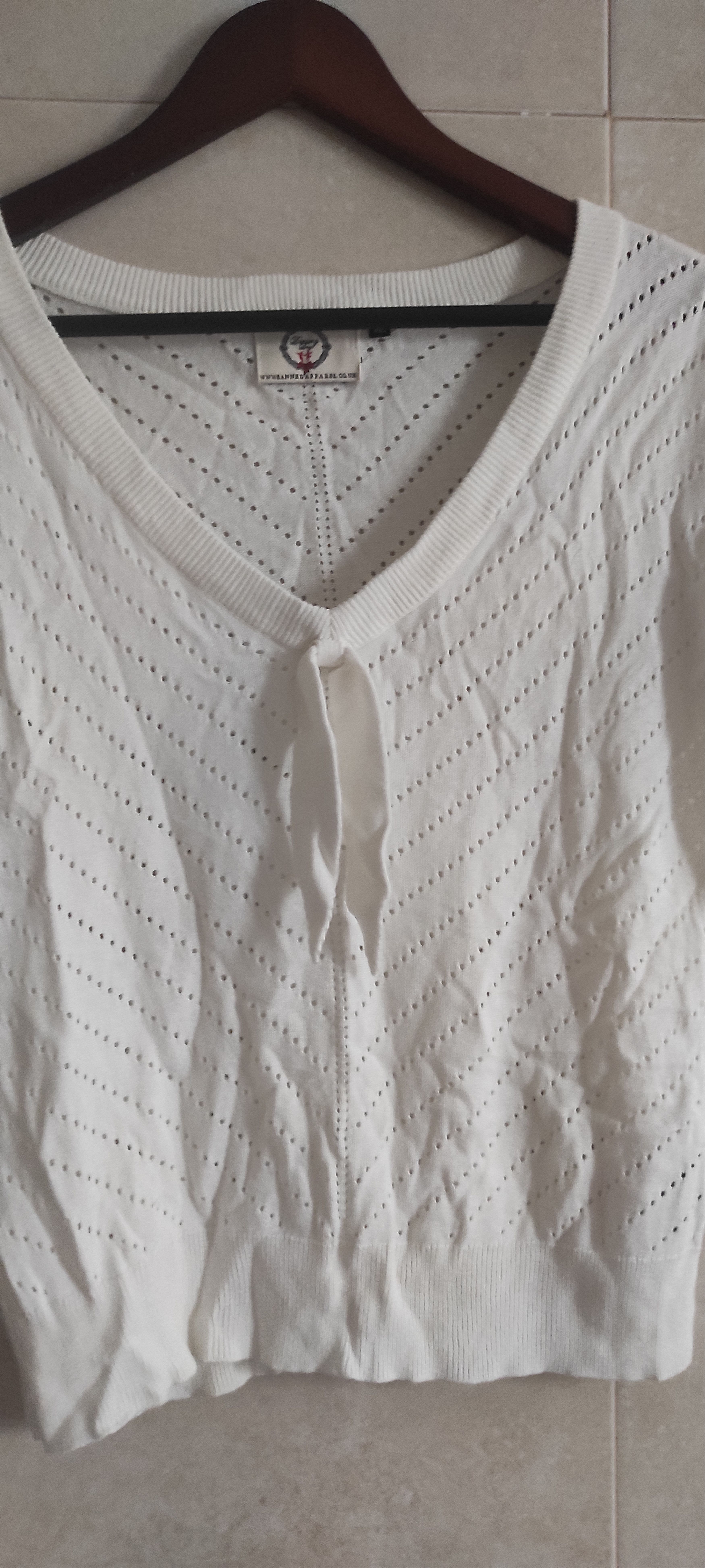 Other Banned Apparel Dancing Days Knit Charlie Chevron Blouse Size M / US 6-8 / IT 42-44 - 11 Thumbnail