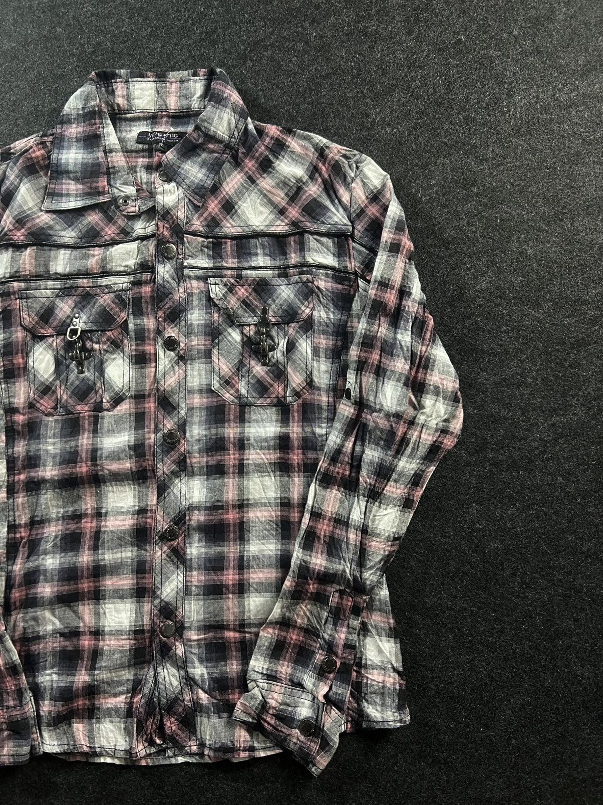 In The Attic In The Attic Homme Fireman Clasp Punk Goth Jacket Shirt Size US M / EU 48-50 / 2 - 1 Thumbnail