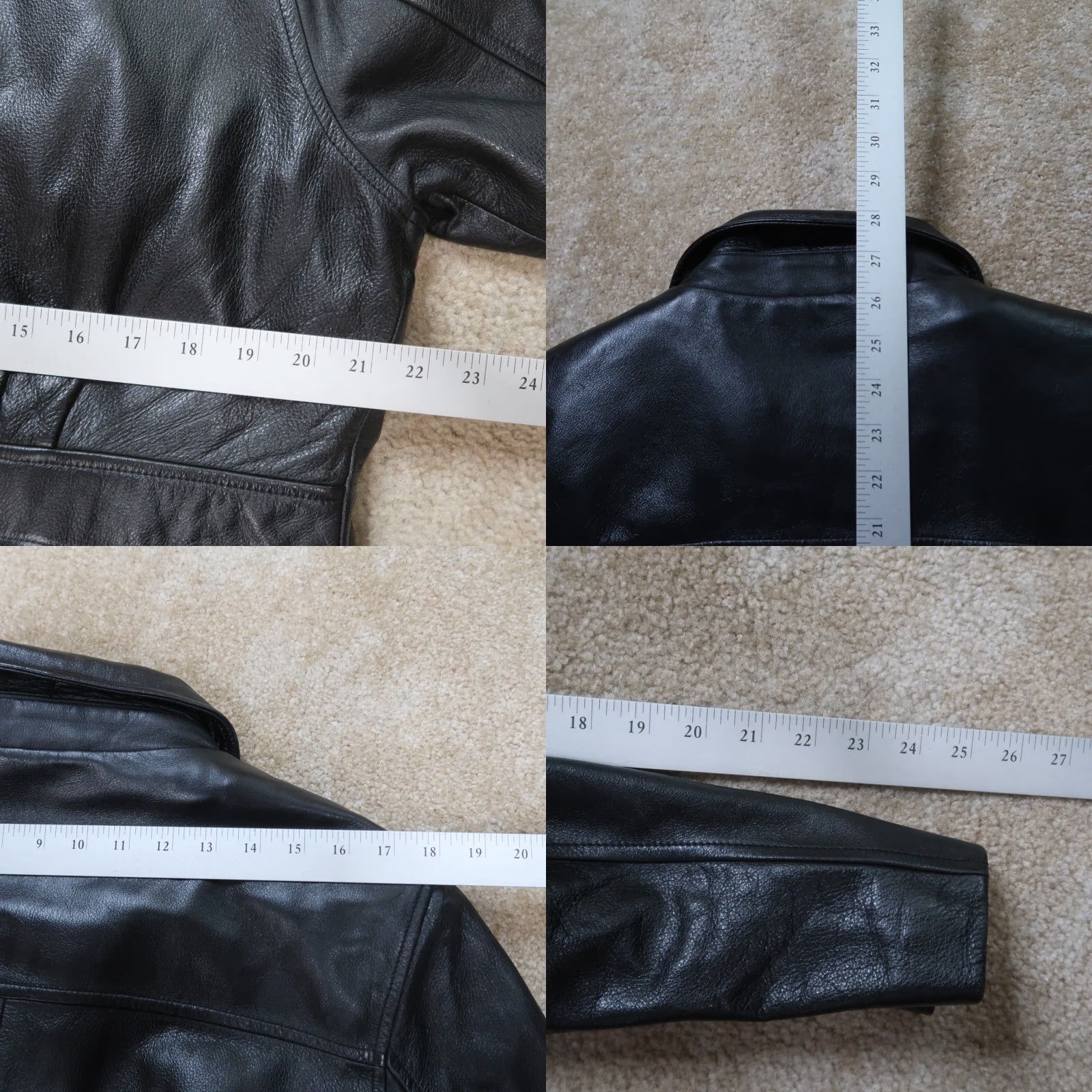 Vintage VINTAGE Wilsons Leather Jacket XL Black Mens Overcoat Full Zip Lined Insulated Nylon Lining Softshell Retro 90s Classic Coat Size US XL / EU 56 / 4 - 8 Thumbnail