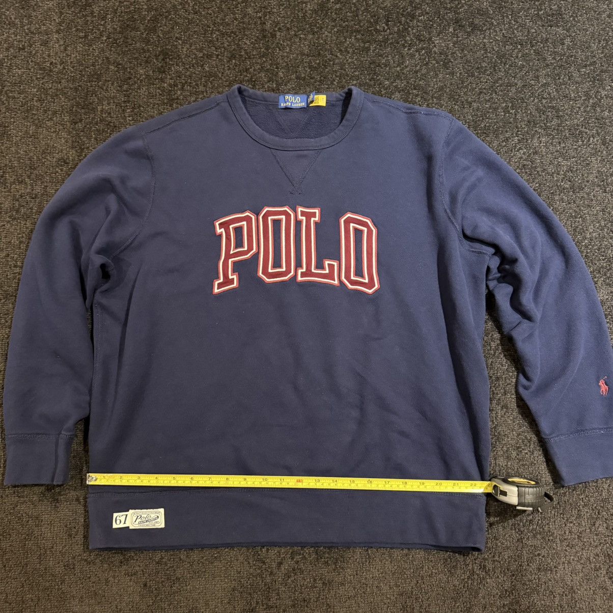 Polo Ralph Lauren Polo, Ralph Lauren navy crewneck size XL Size US XL / EU 56 / 4 - 10 Thumbnail