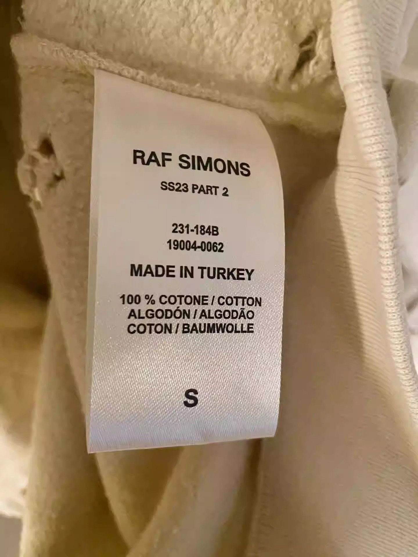 Raf Simons raf simons artist co-branded distressed print sweatshirt-25 Size US S / EU 44-46 / 1 - 4 Thumbnail