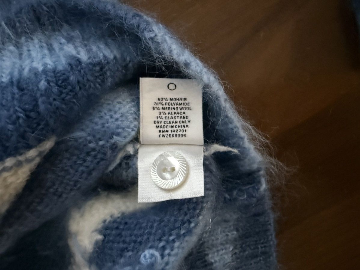 Aime Leon Dore Aime Leon Dore Blue Seascape Intarsia Mohair-Blend Cardigan Size US XL / EU 56 / 4 - 8 Thumbnail