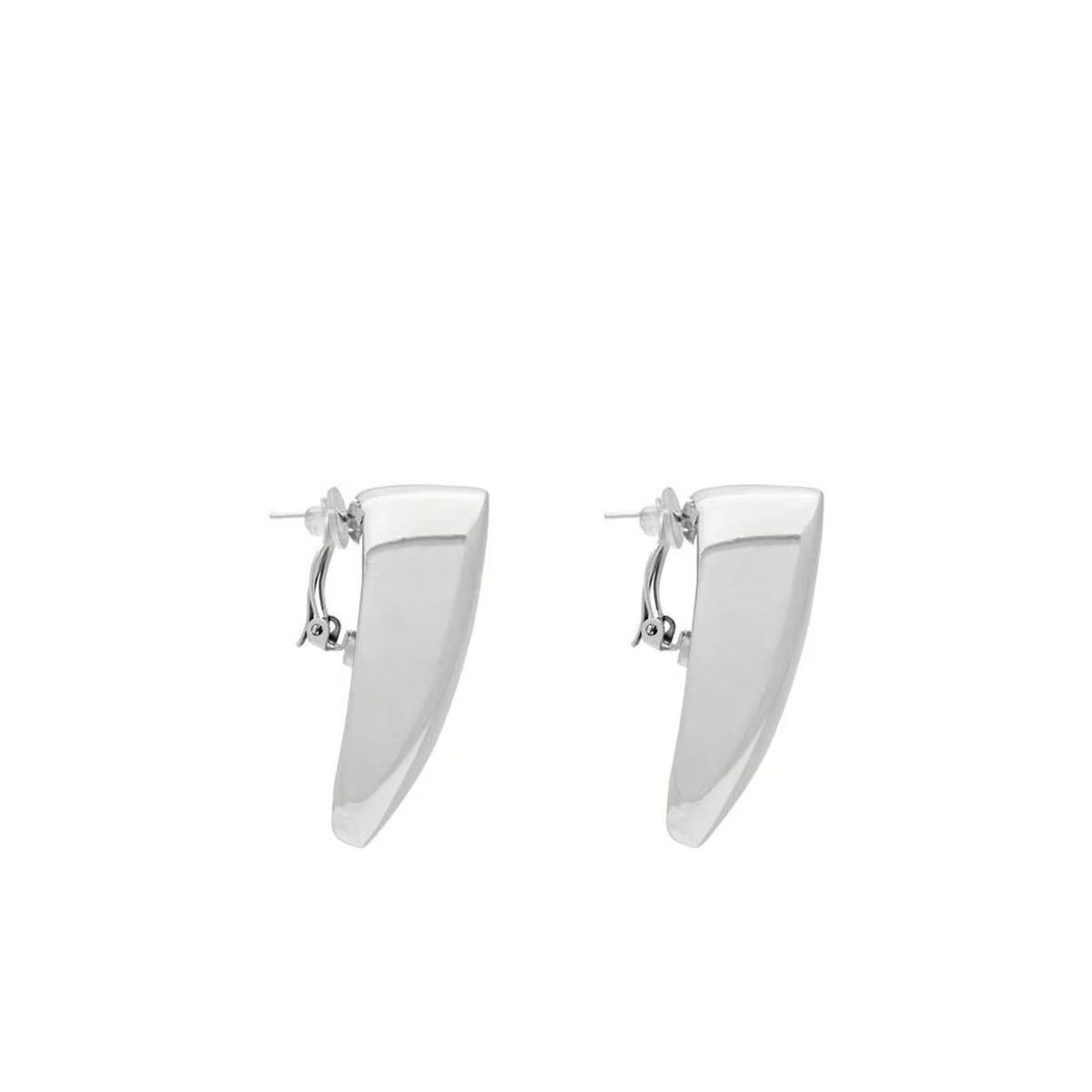 Saint Laurent Paris o1bcso1str0226 Size: OS/Comet Earrings in White Size ONE SIZE - 3 Thumbnail