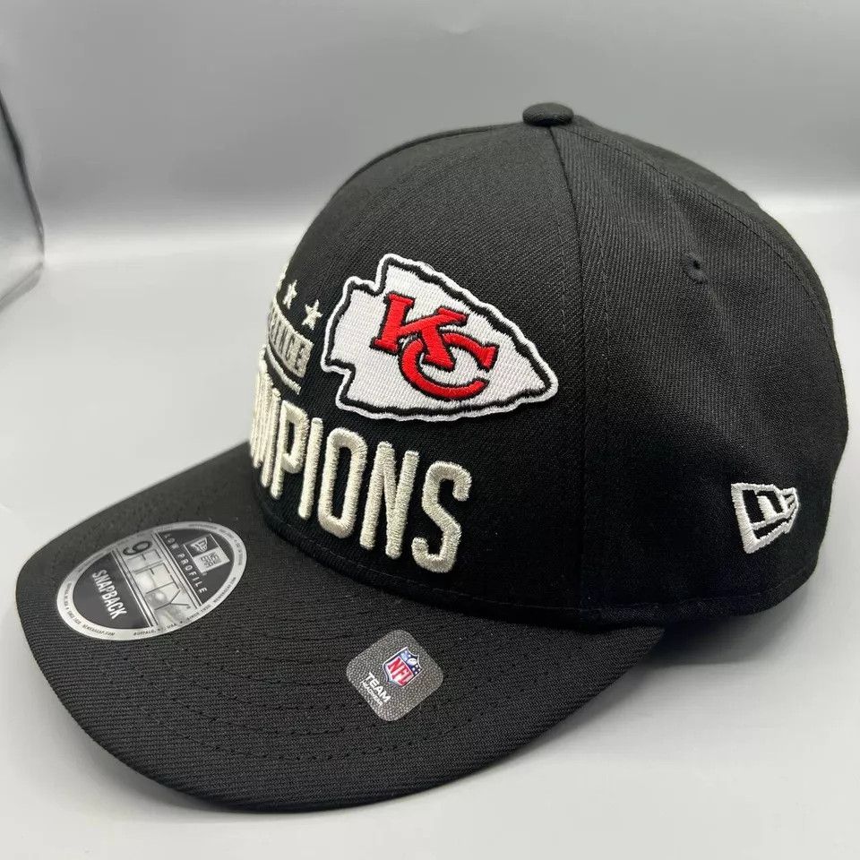 New Era Kansas City Chiefs Hat Conference Champions LVIII Snap Back Size ONE SIZE - 2 Thumbnail