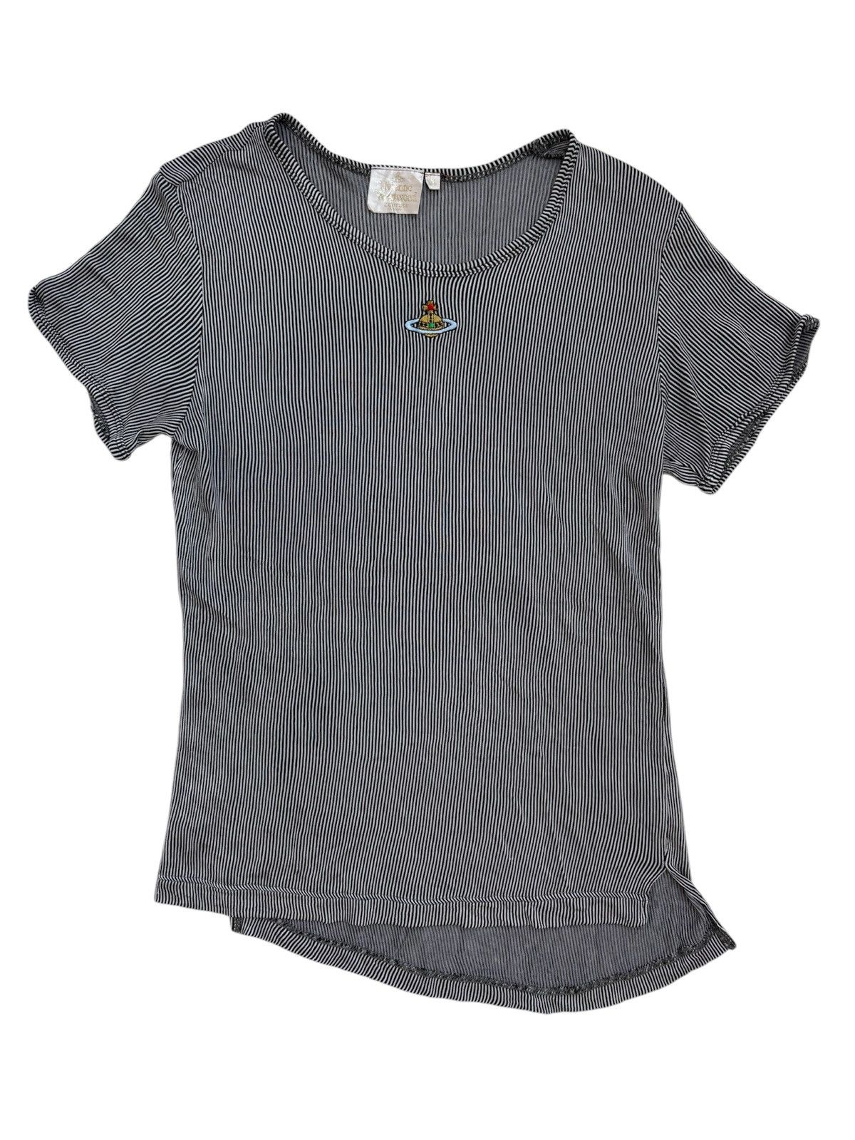 Malcolm McLaren × Seditionaries × Vivienne Westwood 1990s COUTURE Ribbed T-Shirt Size US M / EU 48-50 / 2 - 2 Thumbnail