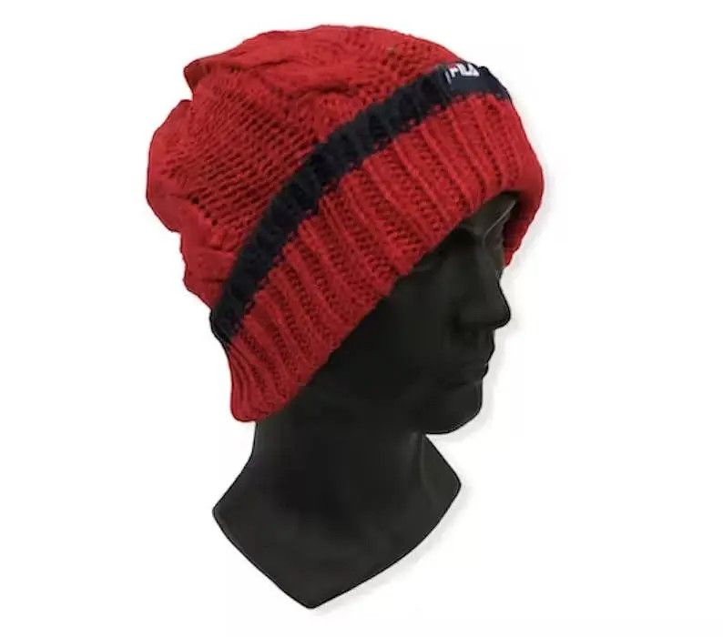 Fila Fila Small Logo Knit Beanie Hat Size ONE SIZE - 3 Thumbnail