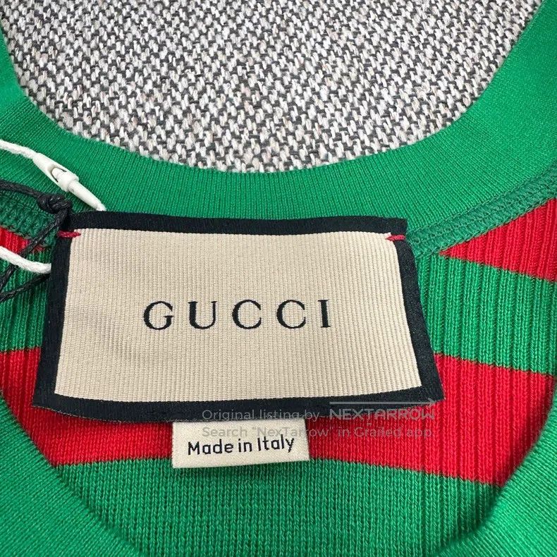 Gucci Gucci Striped knitted sleeveless A-shaped dress Size XS / US 0-2 / IT 36-38 - 4 Thumbnail