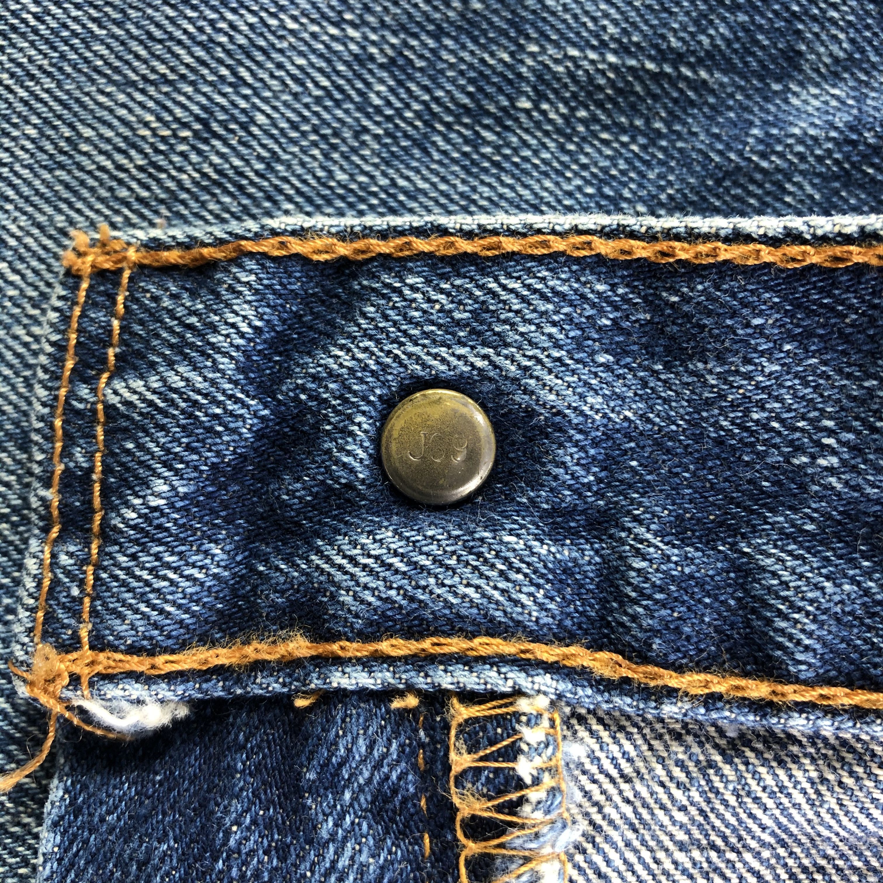 Levi's Vintage Levis 502 Jeans Distressed Denim KJ2340 Size US 35 - 8 Thumbnail
