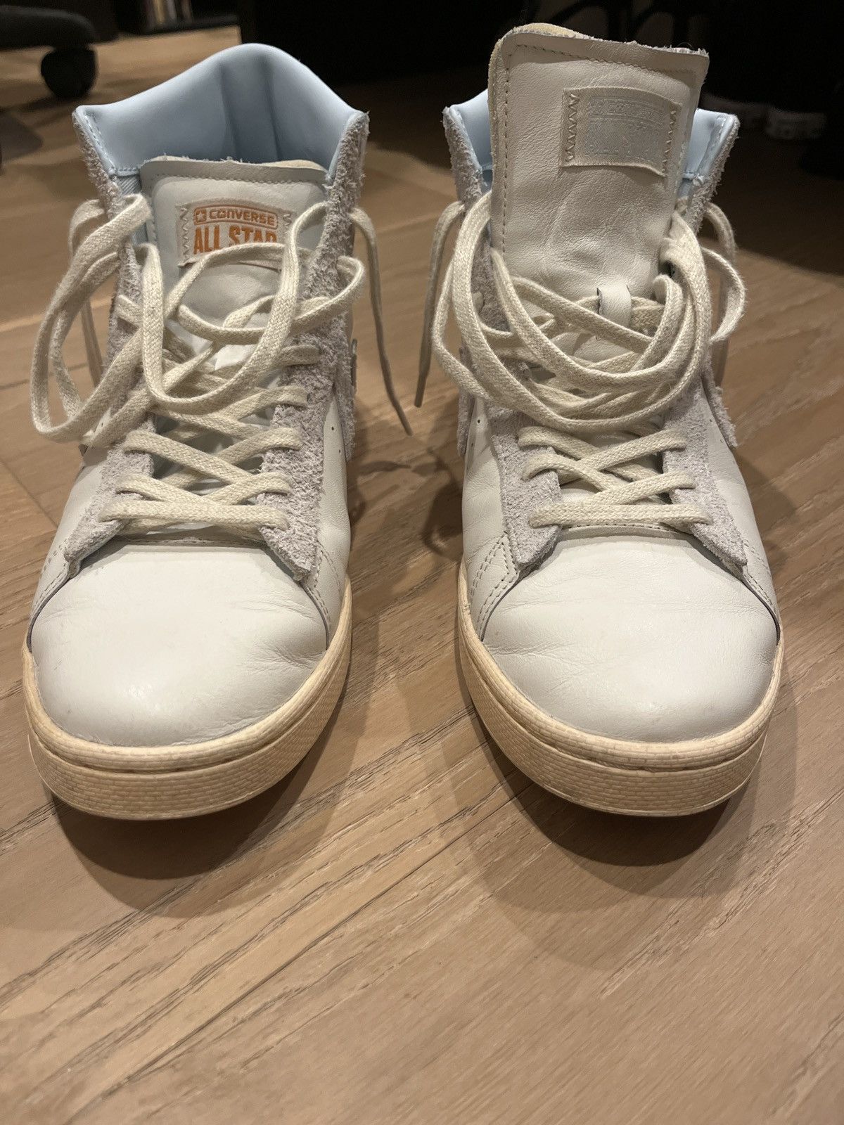 Converse Converse P.J. Tucker x Pro Leather High - Vintage White Size US 10.5 / EU 43-44 - 3 Thumbnail