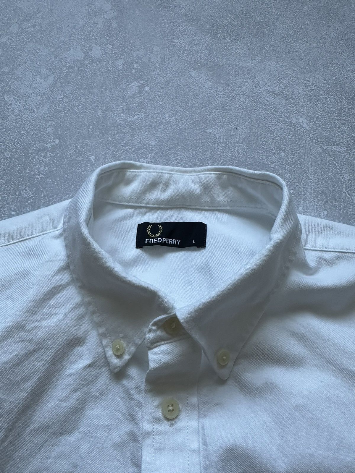 Designer × Fred Perry × Vintage Shirts button ups Fred Perry Vintage White size L Size US L / EU 52-54 / 3 - 6 Thumbnail