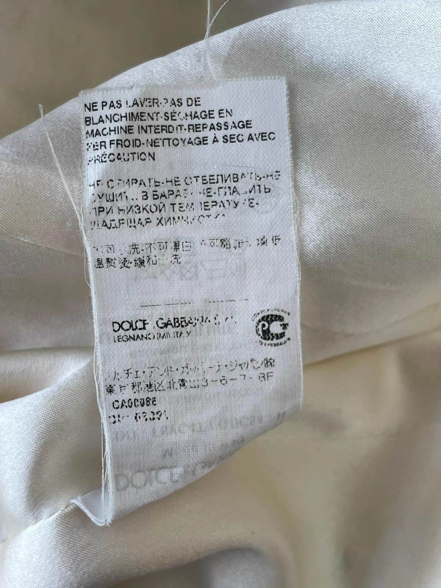 Dolce & Gabbana DG women's white embossed print sleeveless dress 40 Size S / US 4 / IT 40 - 6 Thumbnail