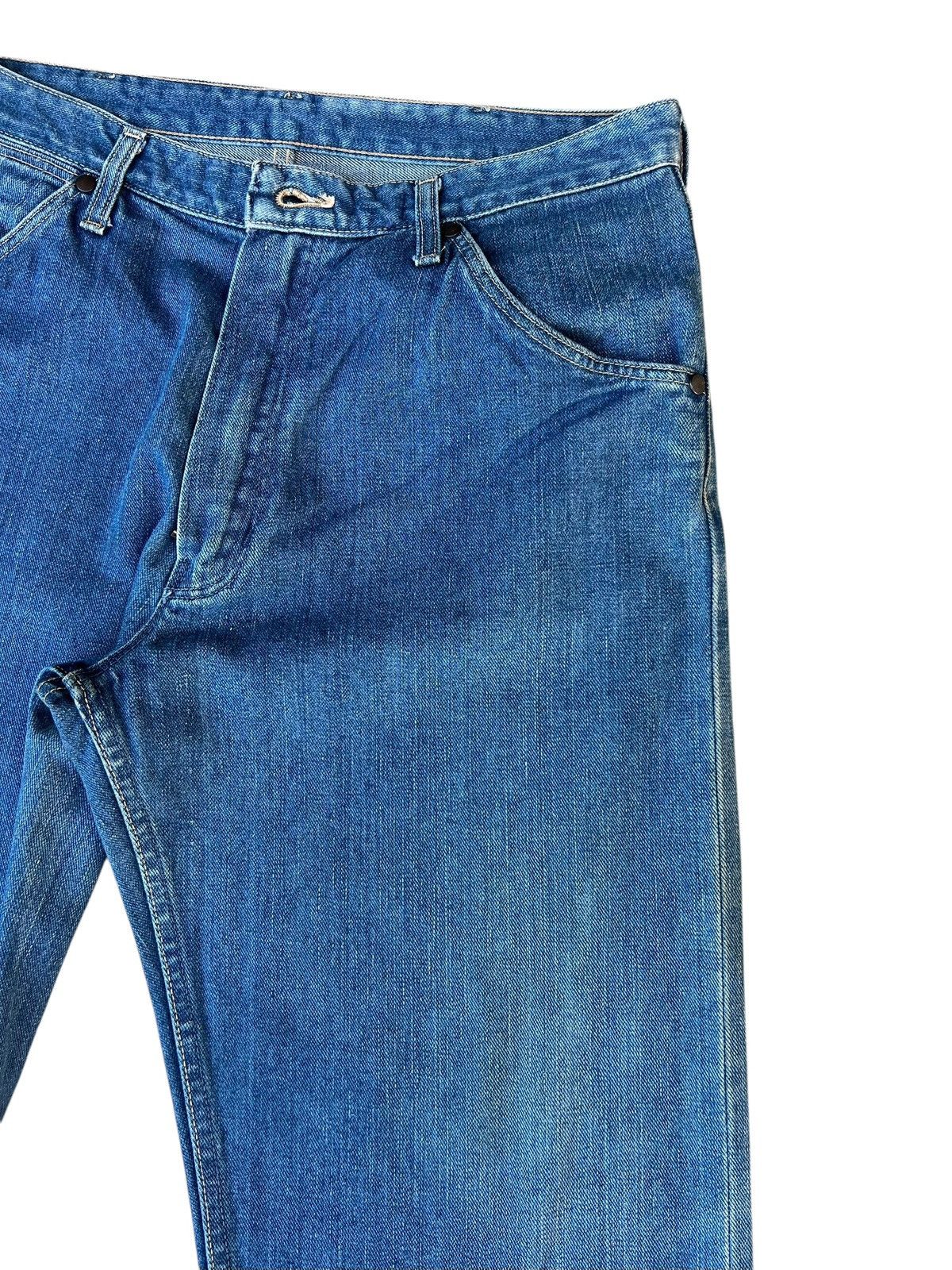 Vintage Vintage 90s Wrangler Blue Bell Fade Denim Selvedge Jeans Size US 34 / EU 50 - 11 Thumbnail