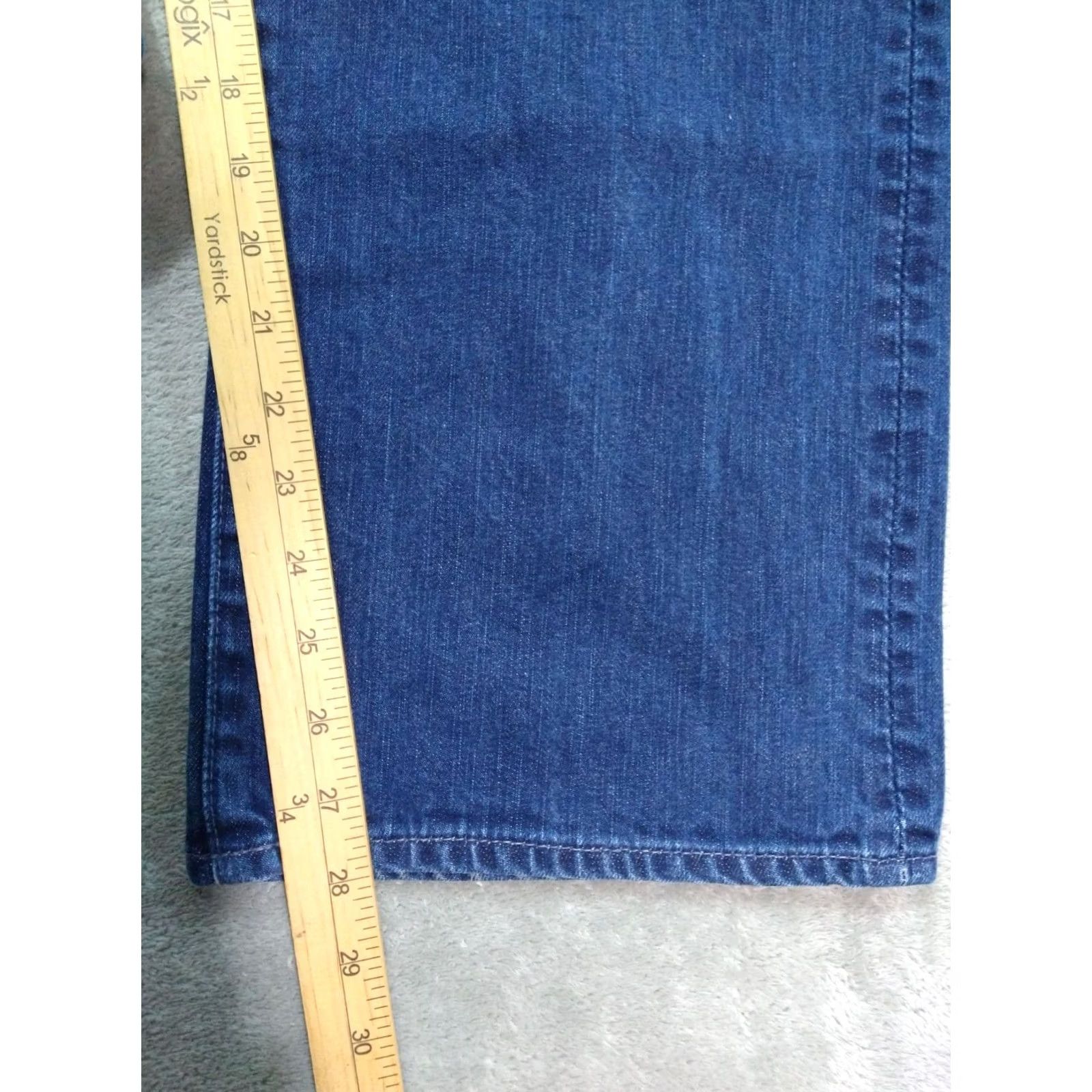Gap Gap 1969 Jeans Mens Wide Leg Loose Fit 36x30 Dark Wash Blue Denim Size US 36 / EU 52 - 5 Thumbnail