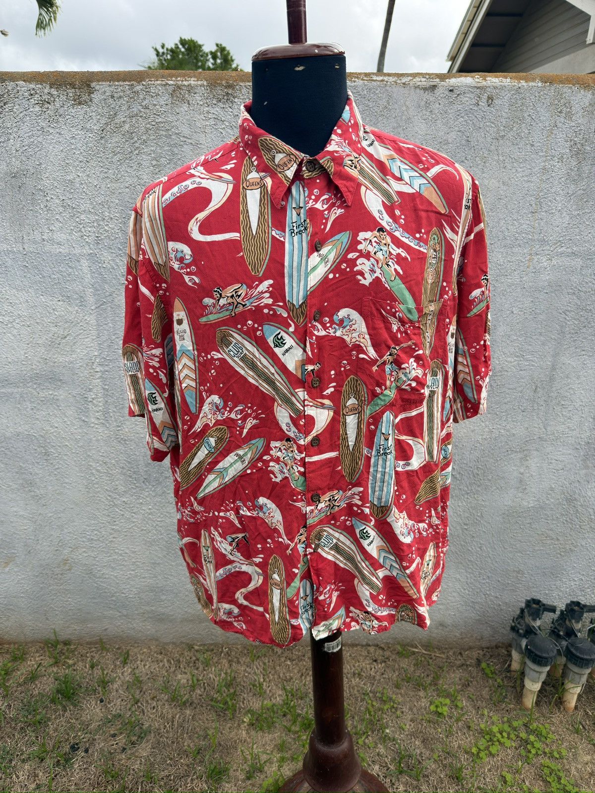 Reyn Spooner Pre Owned Reyn Spooner Alfred Shaheen Hawaiian Men's XL Size US XL / EU 56 / 4 - 1 Thumbnail
