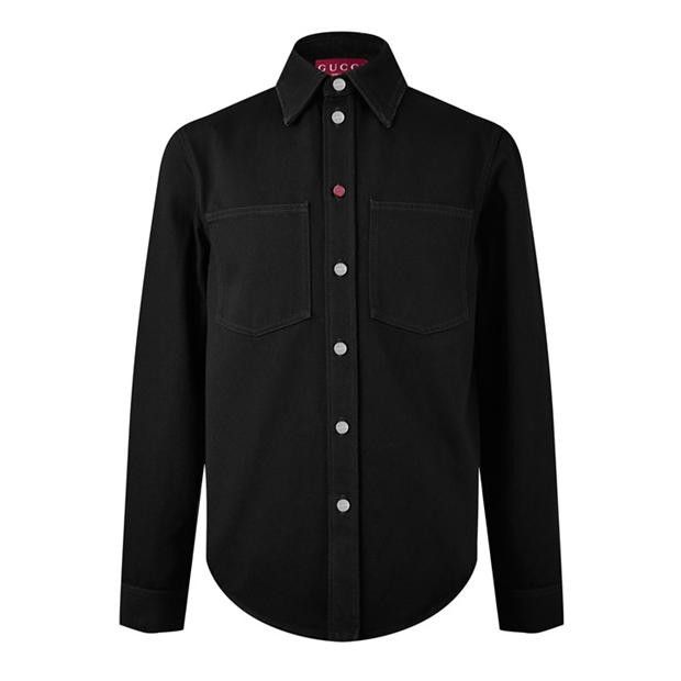 GUCCI Gucci Embroidery Denim Shirt