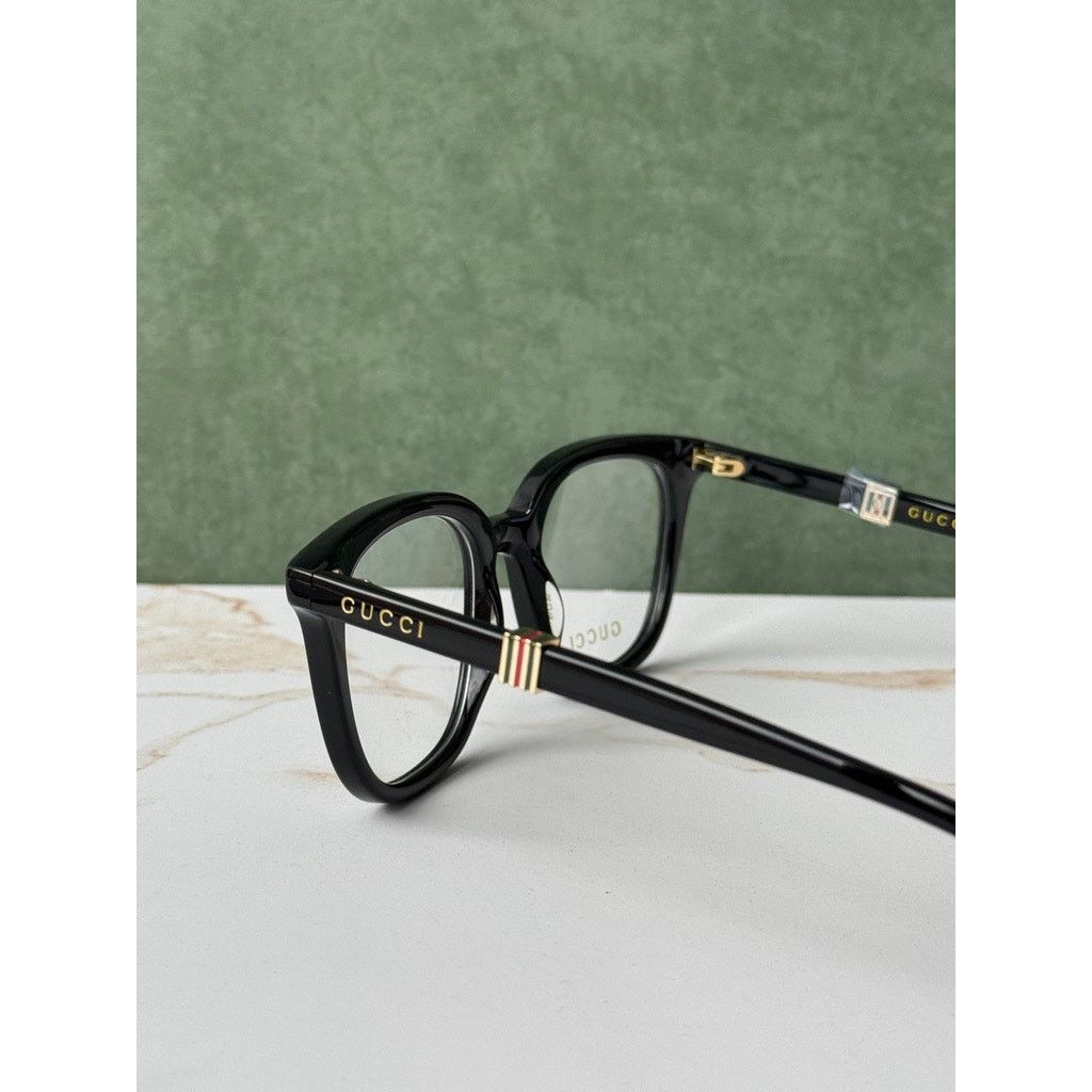 Gucci NEW Gucci GG1497O Black Square Unisex Eyeglasses Frames Size ONE SIZE - 6 Thumbnail