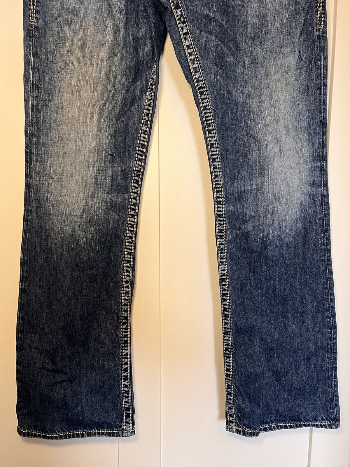 Silver Jeans Co. Vintage Silver bootcut 6 pocket contrast stitch faded jeans Size US 34 / EU 50 - 15 Thumbnail