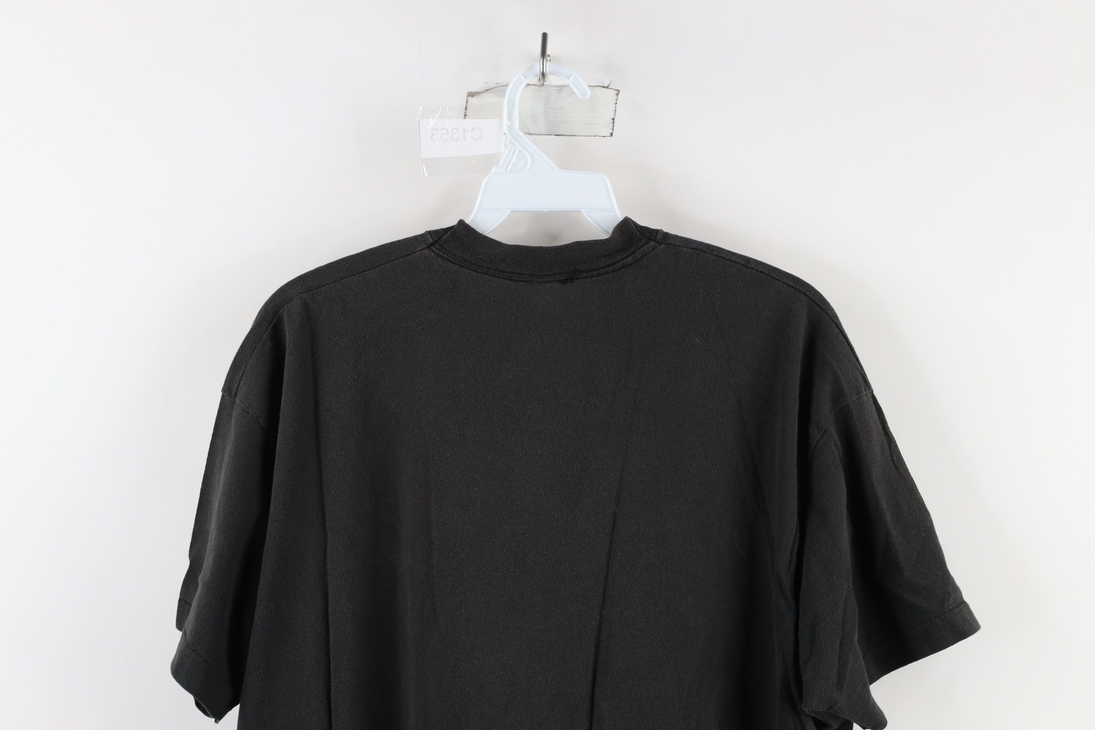 Vintage Vintage 90s Streetwear Short Sleeve T-Shirt Black Cotton USA Size US L / EU 52-54 / 3 - 8 Thumbnail
