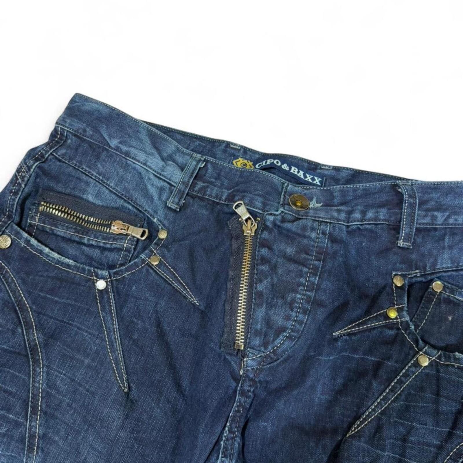 True Religion Cipo & Baxx denim jeans with unique stitching and design Size US 38 / EU 54 - 6 Thumbnail