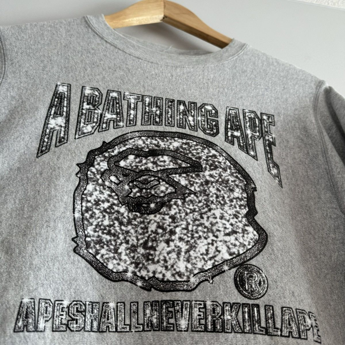 Bape × Nigo × Vintage OG Cash Money Records Angry Ape Crewneck Sweatshirt Size XS / US 0-2 / IT 36-38 - 2 Thumbnail