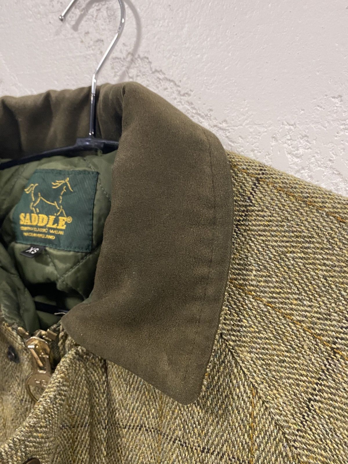 Vintage Vintage Old England Windowpane Tweed Hunting Coat Jacket XS Size US S / EU 44-46 / 1 - 4 Thumbnail