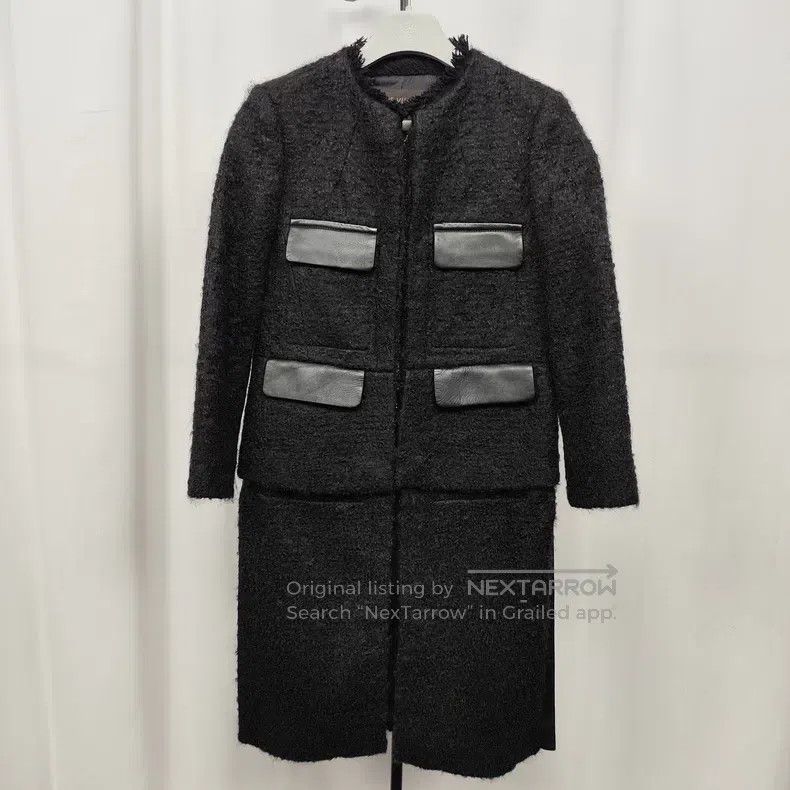 Louis Vuitton Louis Vuitton Wool long coat Size XXS / US 00 / IT 34 - 1 Thumbnail