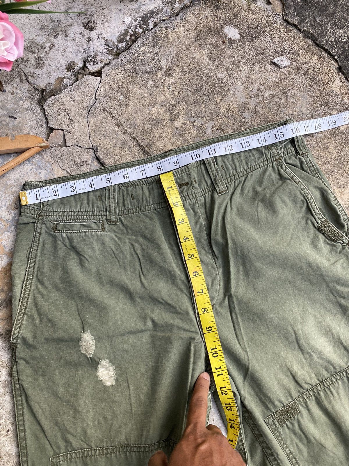Vintage Polo Ralph Lauren Double Knee Distressed Pants Size US 32 / EU 48 - 15 Thumbnail