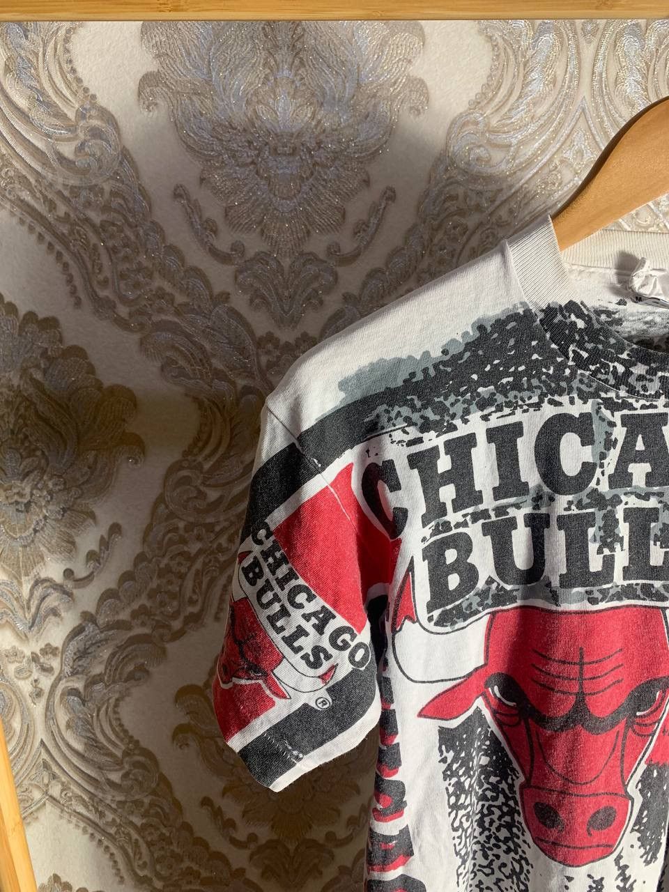 NBA × Vintage VERY RARE CHICAGO BULLS MADE IN USA T-SHIRT NBA Y2K 90s HYPE Size US M / EU 48-50 / 2 - 3 Thumbnail