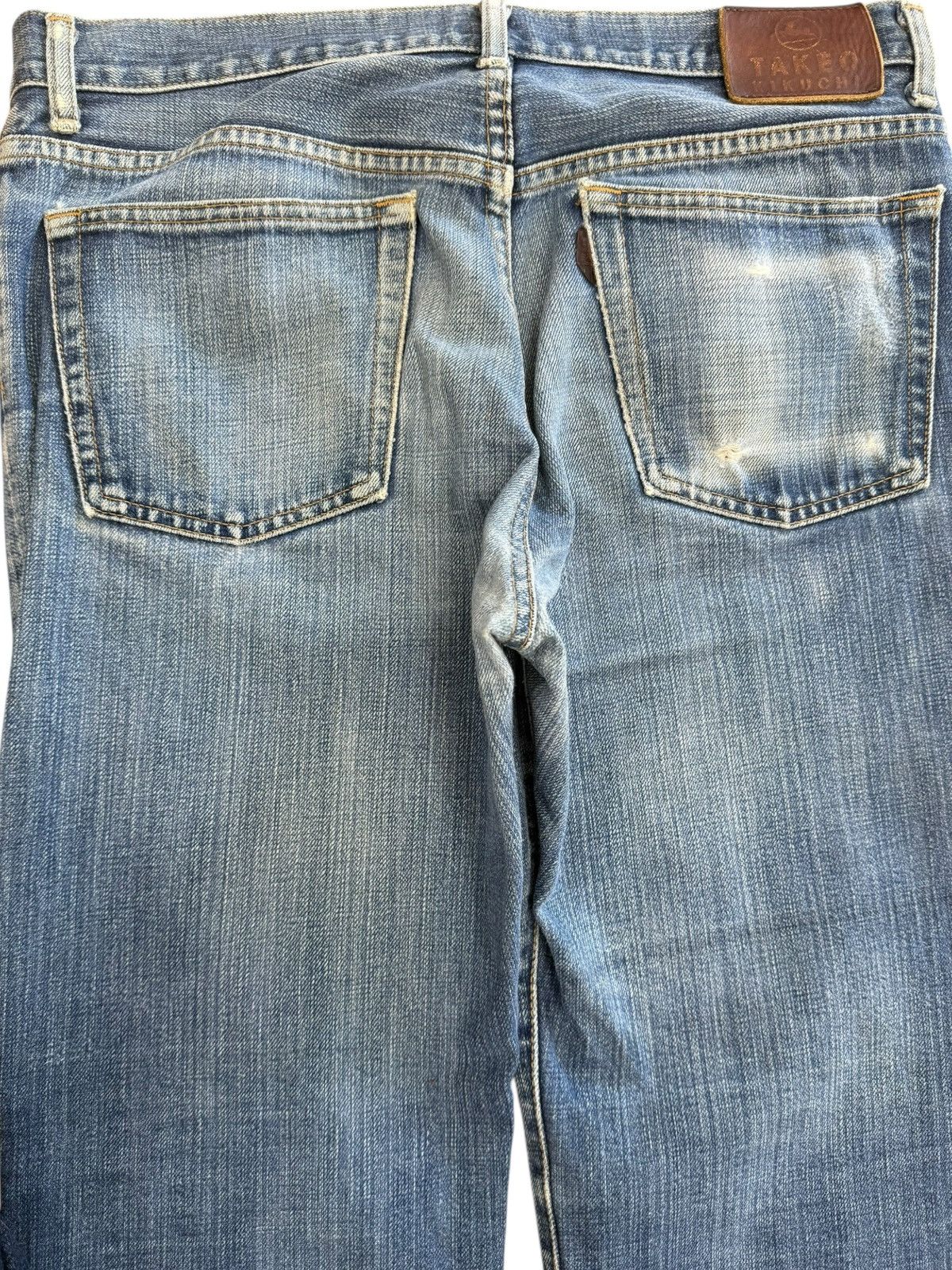Takeo Kikuchi Vintage Takeo Kikuchi Blue Wash Wide Leg Japan Denim Size US 34 / EU 50 - 5 Thumbnail