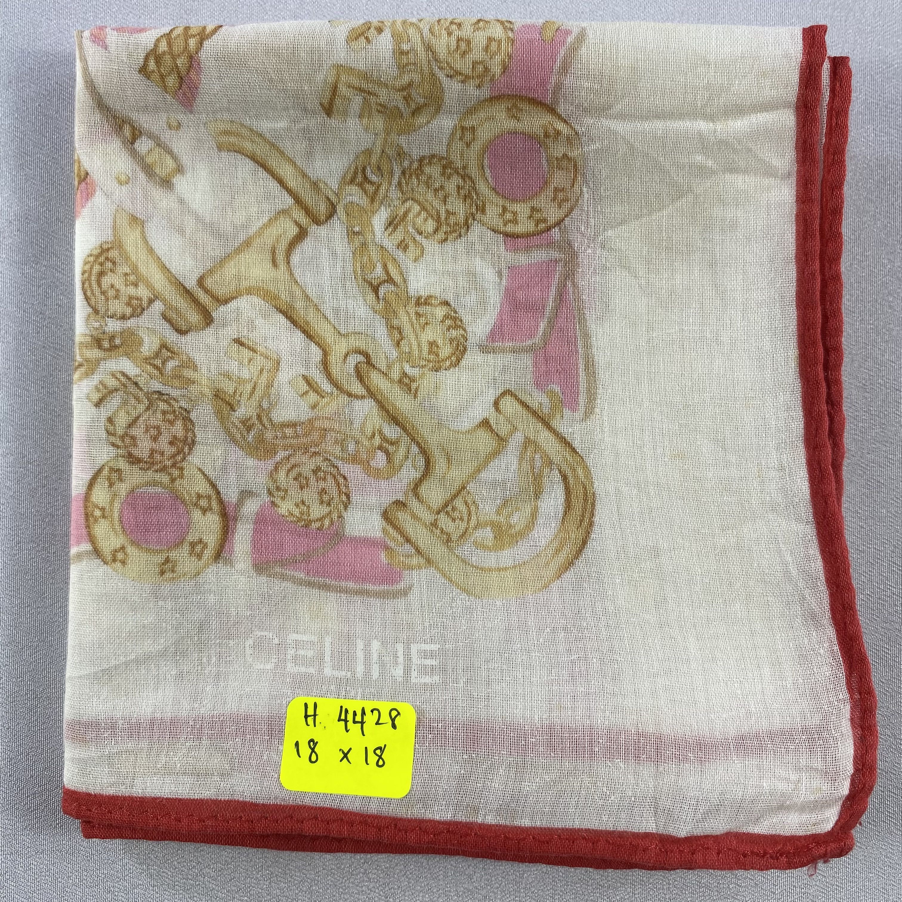 Celine × Vintage Celine Bandana/ Handkerchief / Neckerchief Size ONE SIZE - 7 Thumbnail
