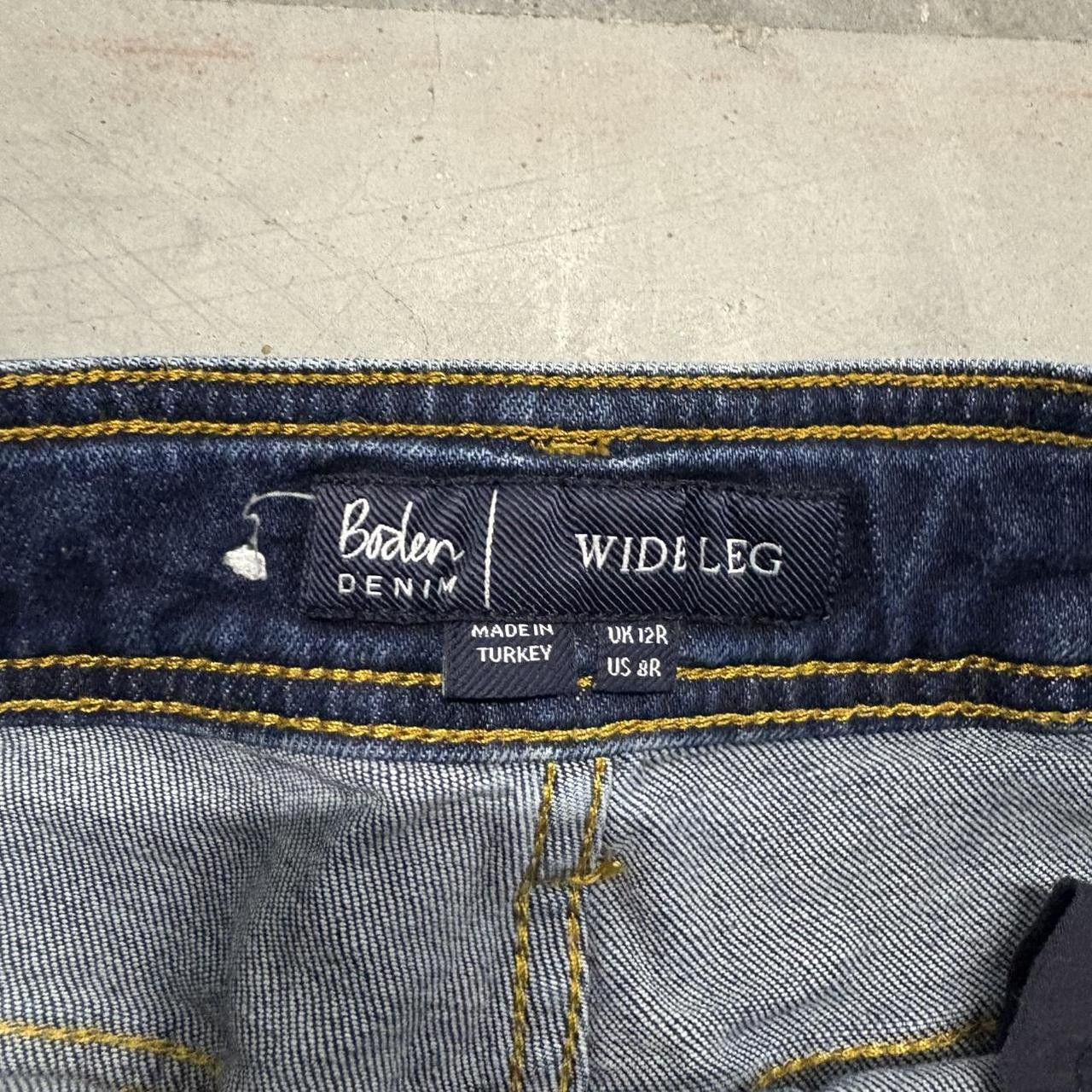 Boden Crazy Vintage Y2K/2000s Super Baggy Wideleg Boden Denim Dark Wash Denim Jeans! Size US 28 / EU 44 - 5 Thumbnail