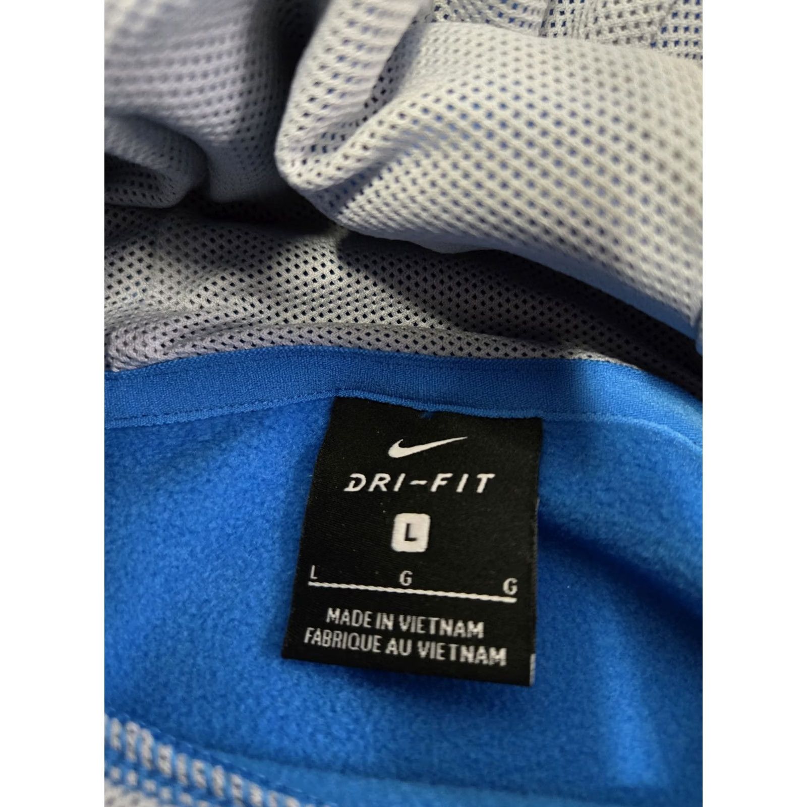 Nike Nike Dri-FIT Hoodie Mens Large Blue Pullover Sweatshirt Athletic Swoosh Logo Size US L / EU 52-54 / 3 - 4 Thumbnail