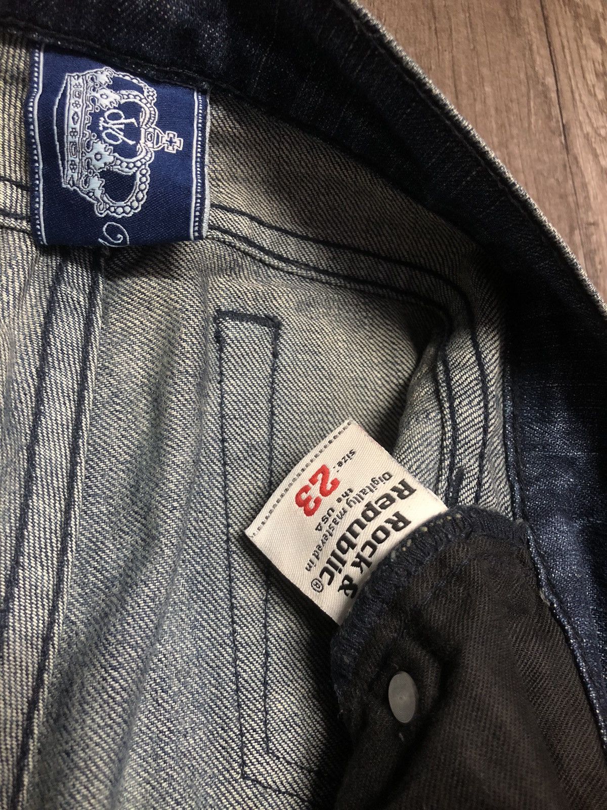 Rock & Republic × Victoria Beckham VICTORIA BECKHAM FOR ROCK & REPUBLIC FLARE JEANS Size 28" / US 6 / IT 42 - 19 Thumbnail