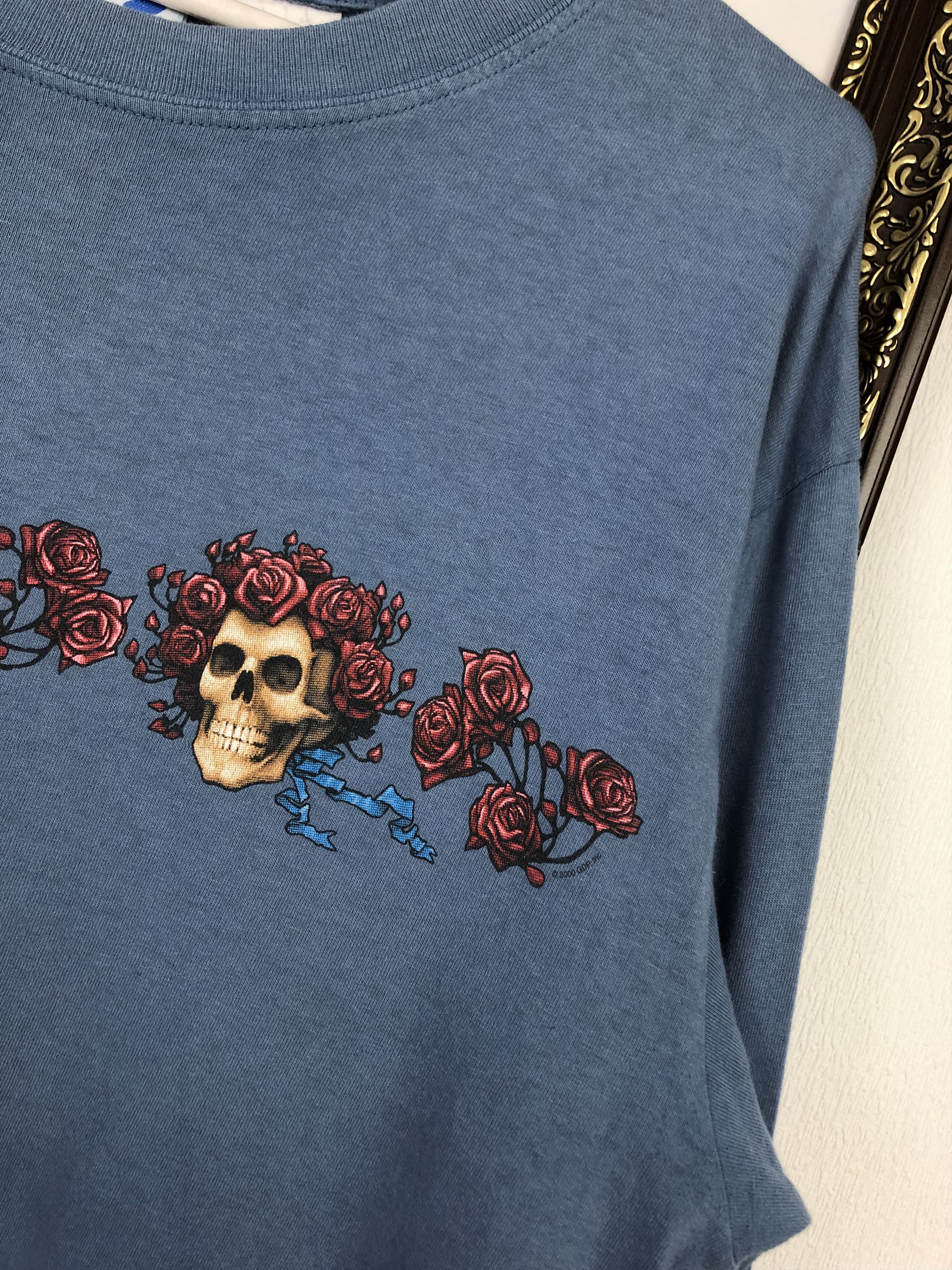 Liquid Blue Vintage Grateful Dead Liquid Blue Skull Roses Shirt Long Tee Size US L / EU 52-54 / 3 - 4 Thumbnail