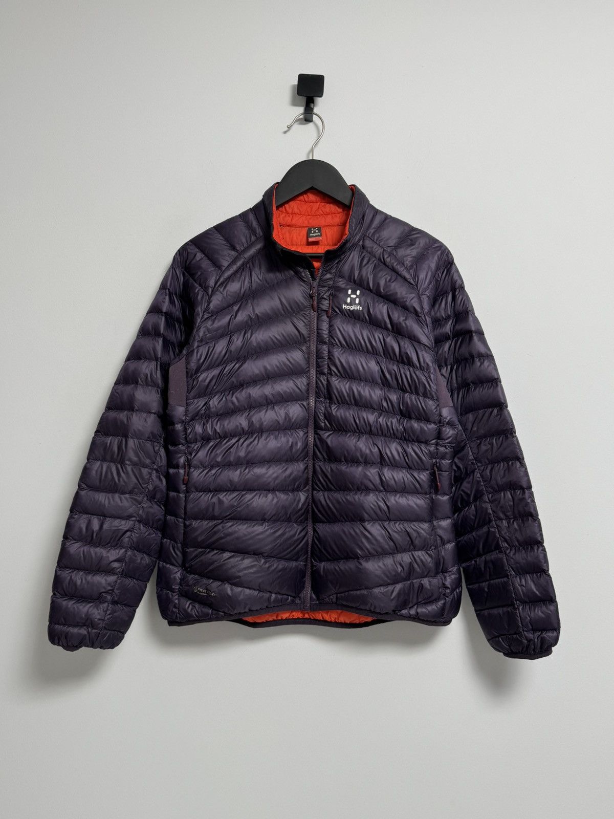 Haglofs Haglofs Womens Outdoor Hiking Nylon Down Puffer Jacket Size L / US 10 / IT 46 - 1 Thumbnail