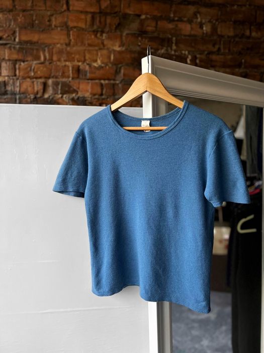 Outdoor Life Hocosa by Switzerland Women's Blue Organic Wool T-Shirt
