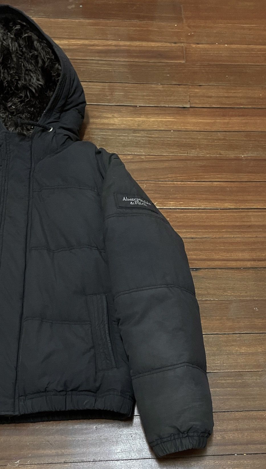Abercrombie & Fitch × Vintage Very Rare Vintage Brand Abercrombie & Fitch Fur Puffer 1990s Size US L / EU 52-54 / 3 - 6 Thumbnail