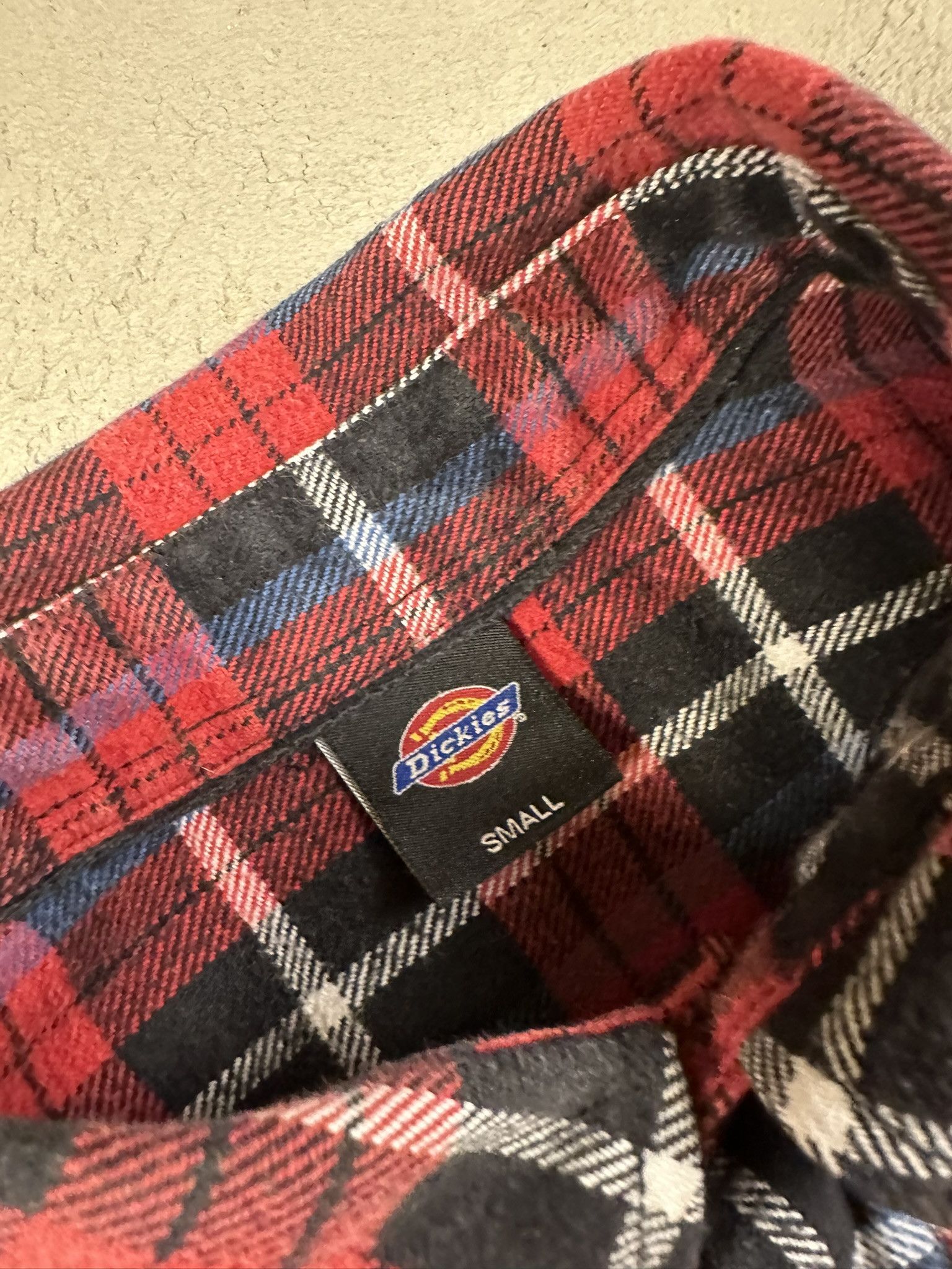 Dickies Vintage Y2k Dickies Flannel Checked Button Up Shirt Size US S / EU 44-46 / 1 - 14 Thumbnail