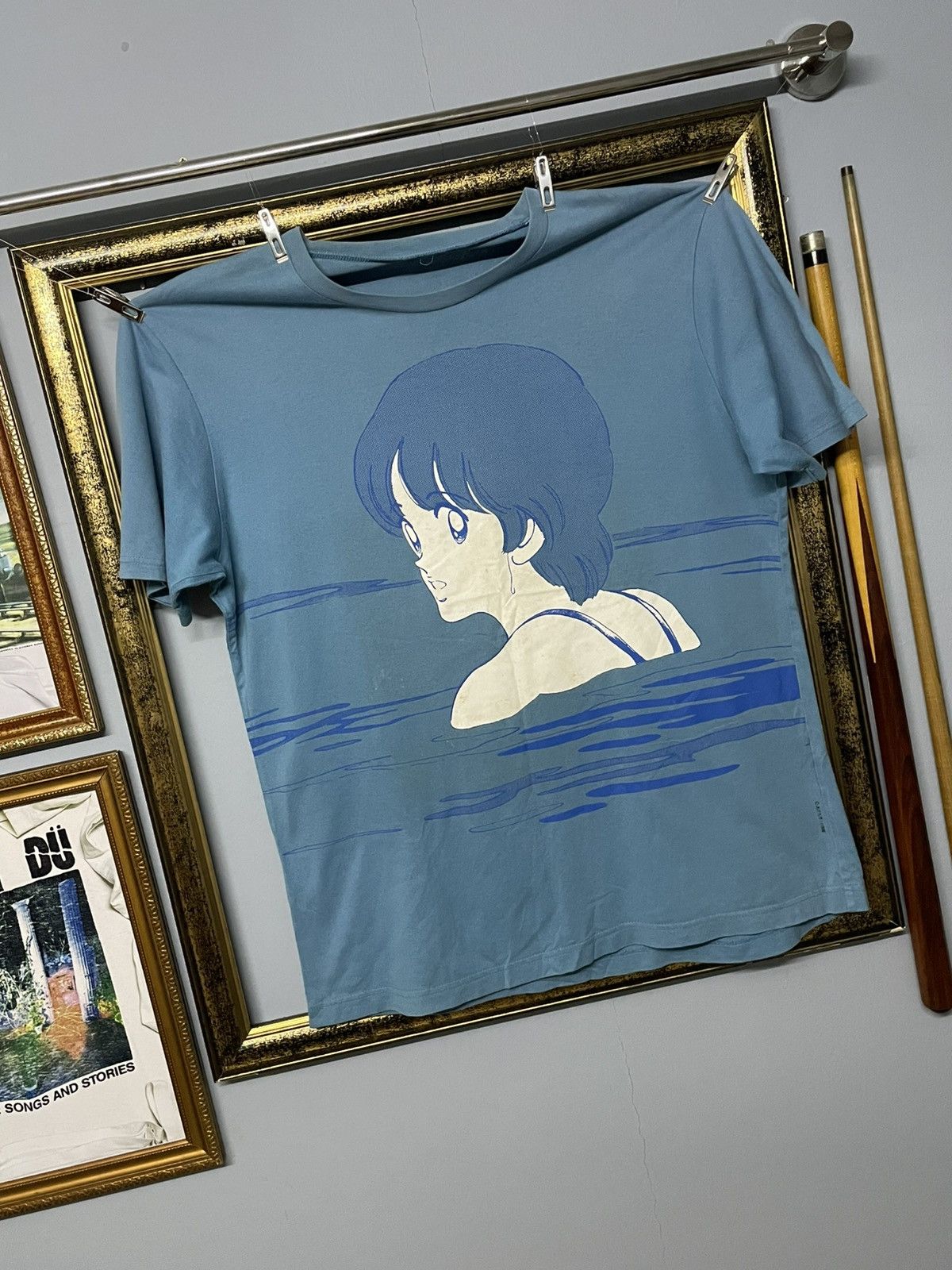 Vintage Vintage Designer UniqloXRough Anime Mangga By Mitsuru Adachi Size US M / EU 48-50 / 2 - 2 Thumbnail